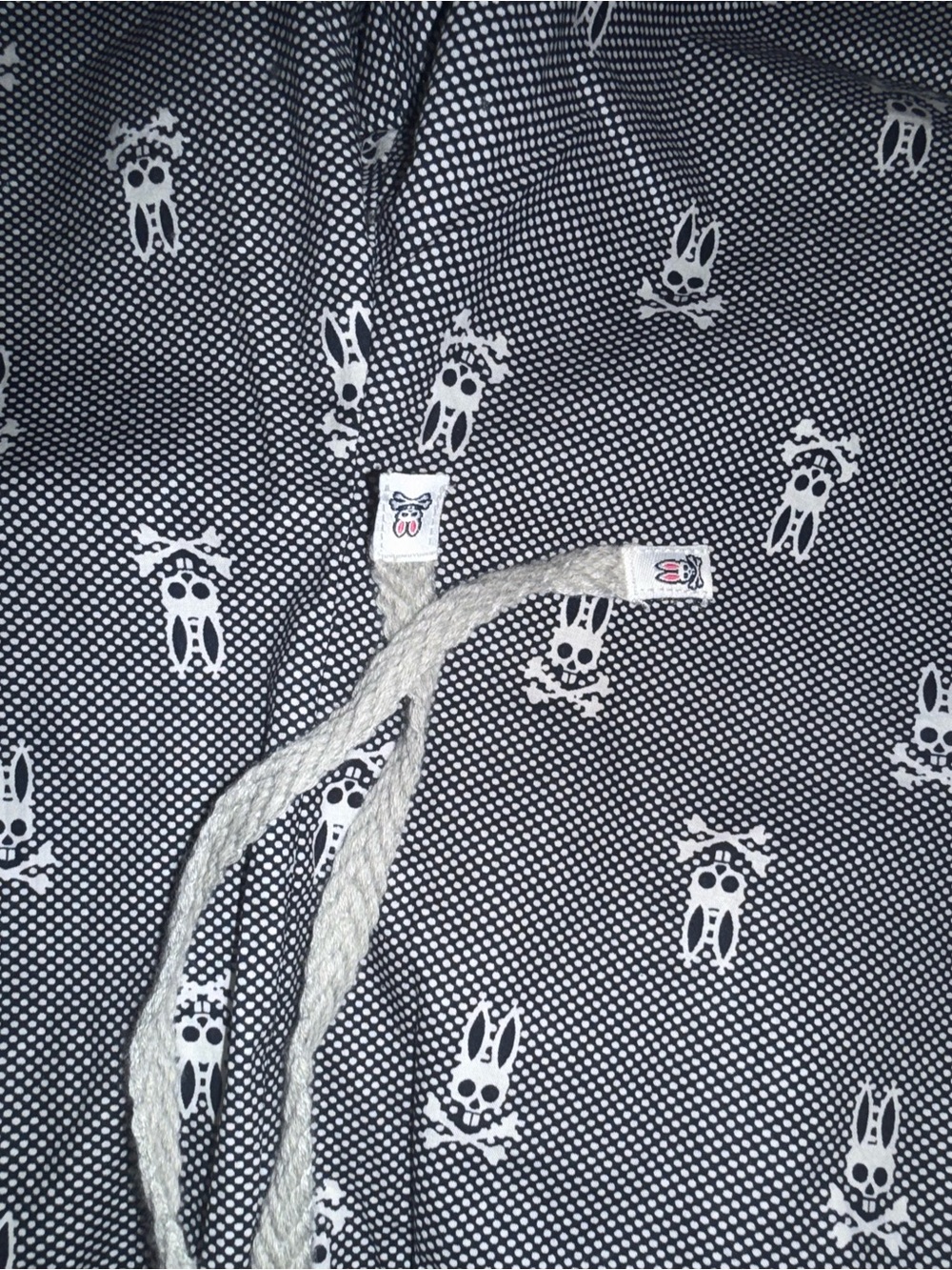 Psycho Bunny Pajama Pants with White Logo Print